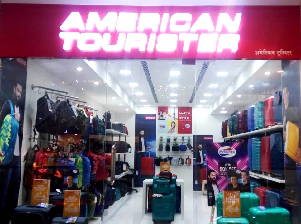 American Tourister store at kumar pacific